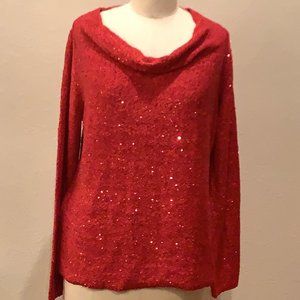 Red INC International Concepts Sweater Size: XL